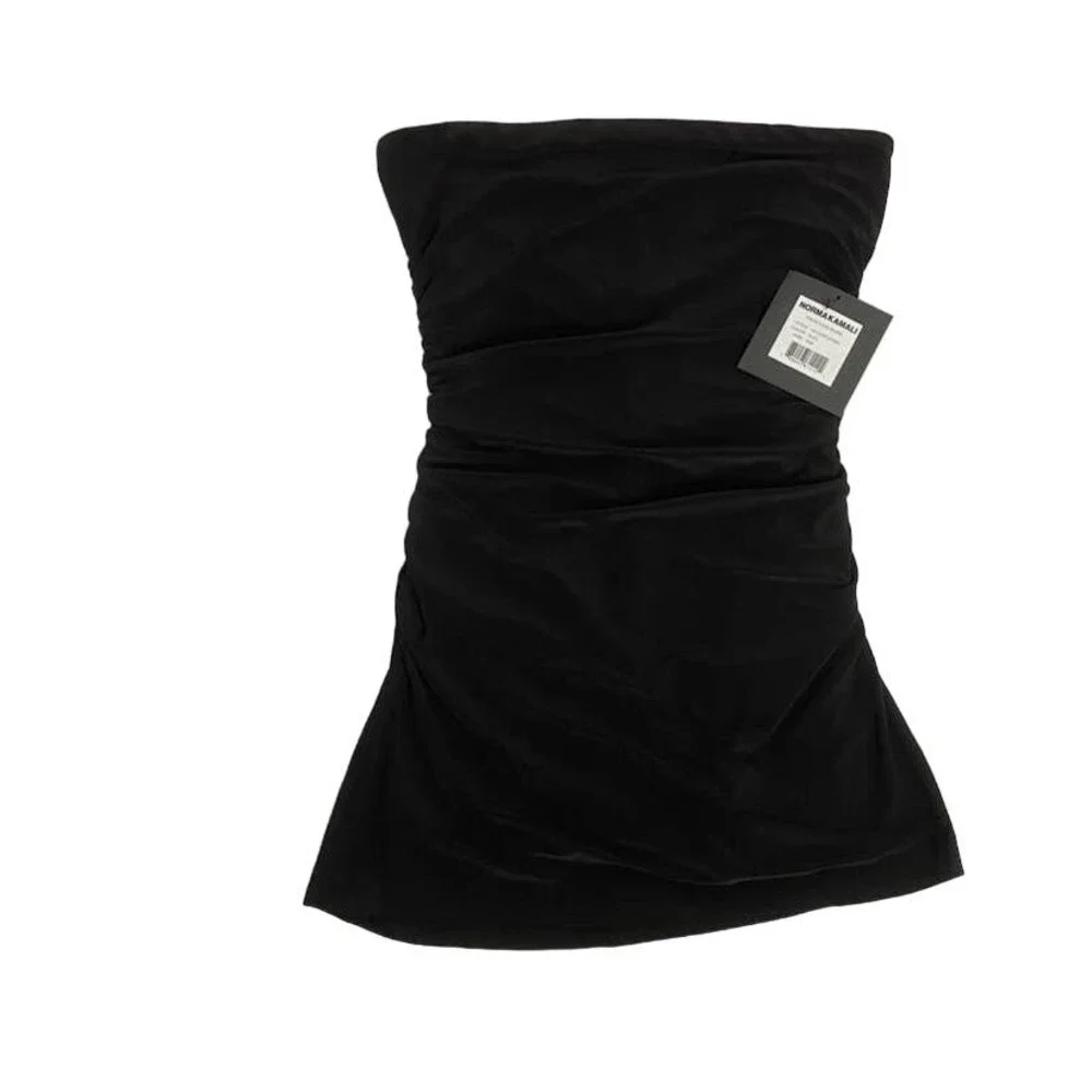 Norma Kamali Strapless Pickleball Mini Dress /  small - Picture 2 of 5